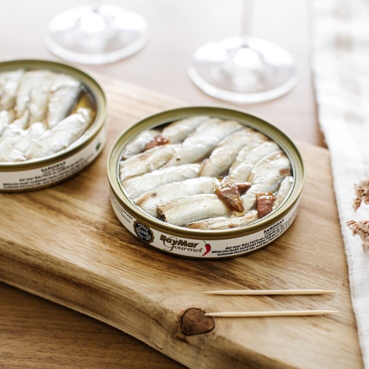 Baymar 辣味油漬鯡魚罐頭 120公克 X 4入