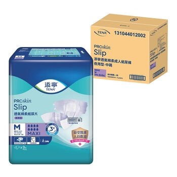 添寧 透氣棉柔紙尿片 夜用型 M號 54片