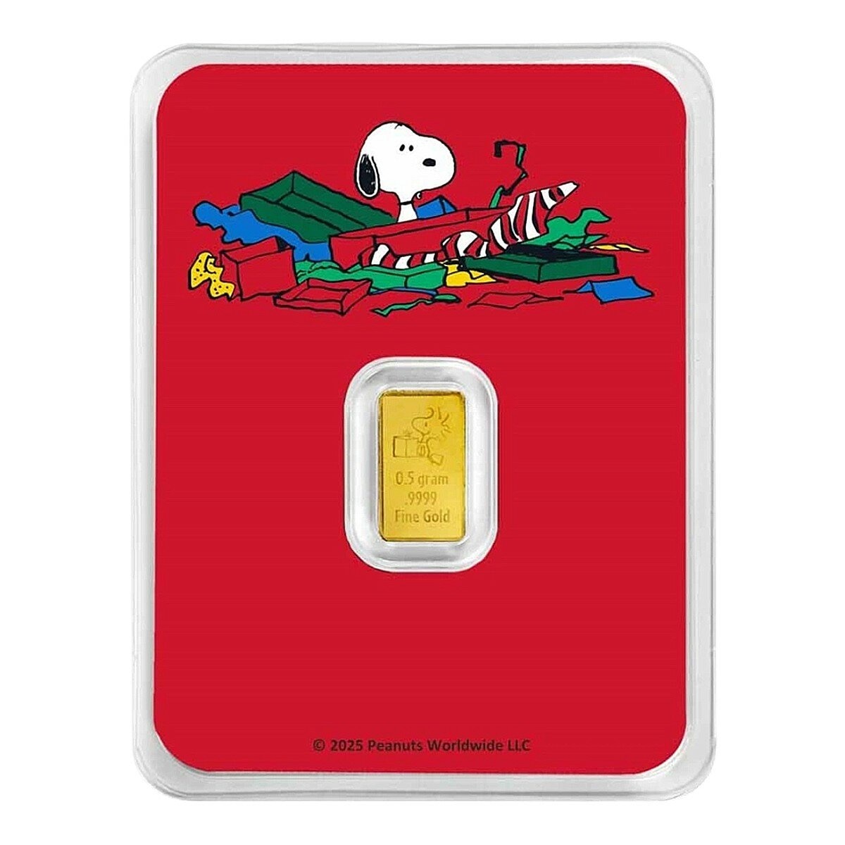 PAMP 史努比金條 999.9 純金 0.5公克