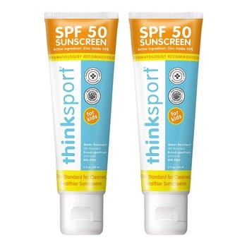 Thinksport 新寶貝 純物理防曬霜 SPF 50 (兒童款) 89豪升 X 2入