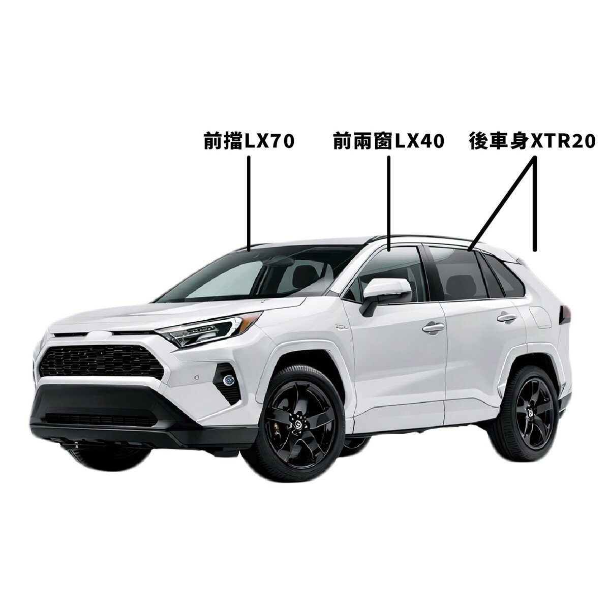 舒熱佳 金屬及陶瓷全車貼 中型車 (不含天窗)