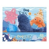Gigwi 海洋風寵物狗玩具 4入組