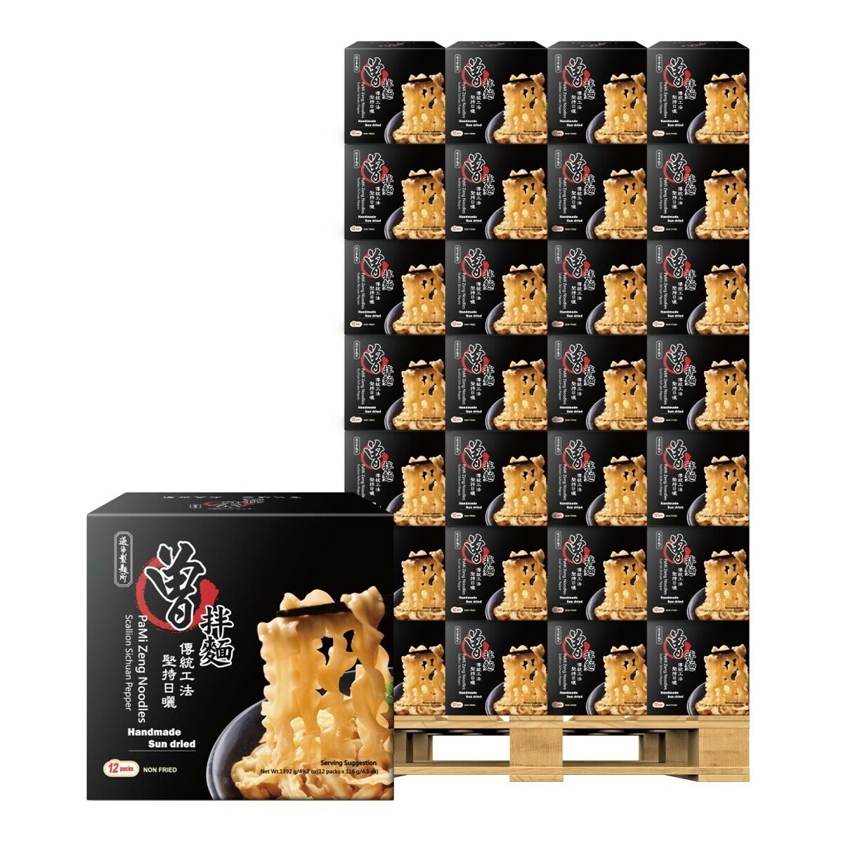 曾拌麵 香蔥椒麻拌麵 116公克 X 12包 X 135盒