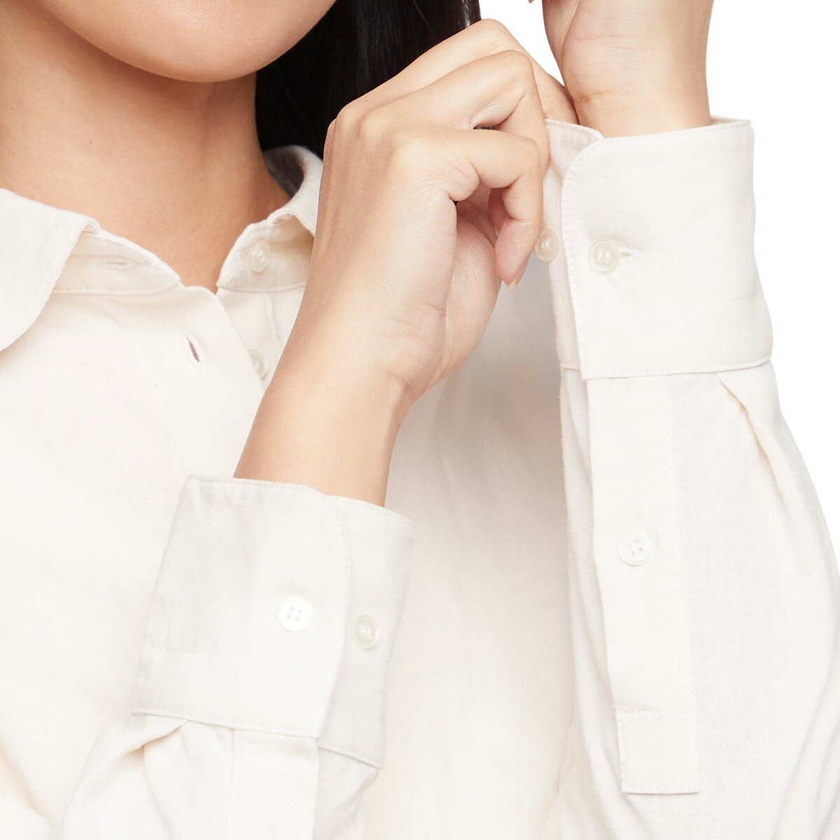 Banana Republic 女長袖襯衫 白