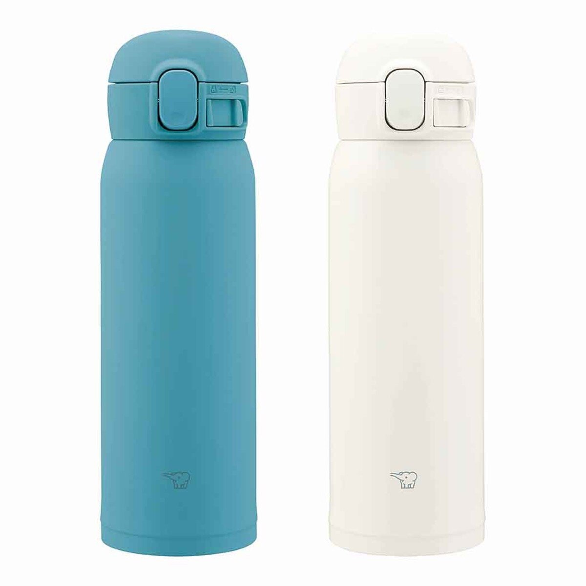 象印 不鏽鋼保冷保溫杯 480毫升 X 2件組 SM-WS48 湖水綠+霧光白 象印 不鏽鋼保冷保溫杯 480毫升 X 2件組 SM-WS48 湖水綠+霧光白