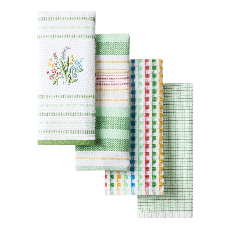 Town & Country 純棉刺繡多用布 4入 43公分 X 71公分