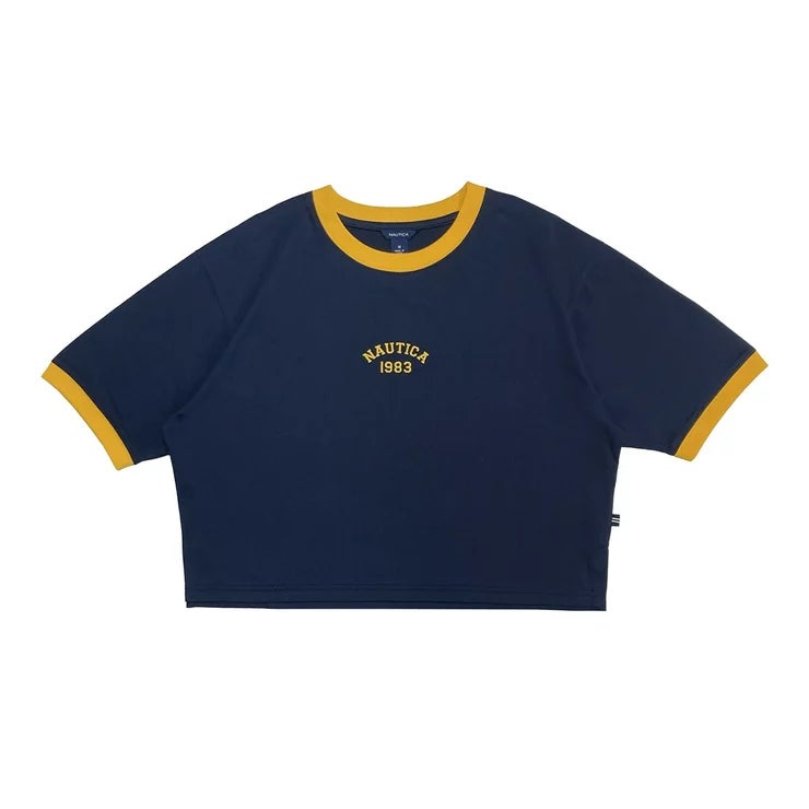 Nautica 女短版短袖上衣