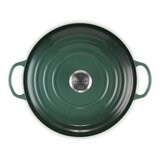 Le Creuset 媽咪鑄鐵鍋 含鋼頭鍋蓋 28公分 綠光森林