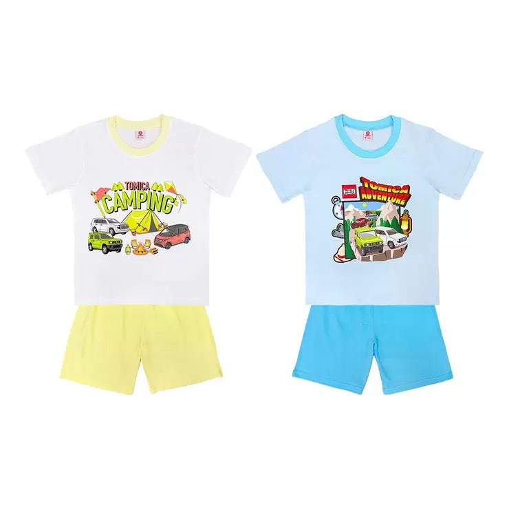 Licensed 男童短袖休閒服四件套組 Tomica