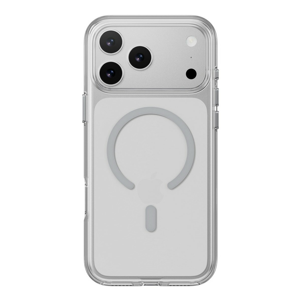 MAGEASY Bright M 不發黃軍規磁吸透明殼 iPhone 17 Pro Max(迷霧磁圈) + 鏡頭保護貼Lenz鈦合金(迷霧鈦) + Vetro 9H 鋼化玻璃保護膜