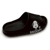 Snoopy 厚底柔軟拖鞋 黑 Snoopy 厚底柔軟拖鞋 黑