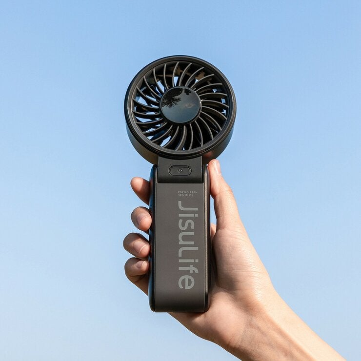 JisuLife 折疊式手持高速風扇 Life7 黑 JisuLife 折疊式手持高速風扇 Life7 黑