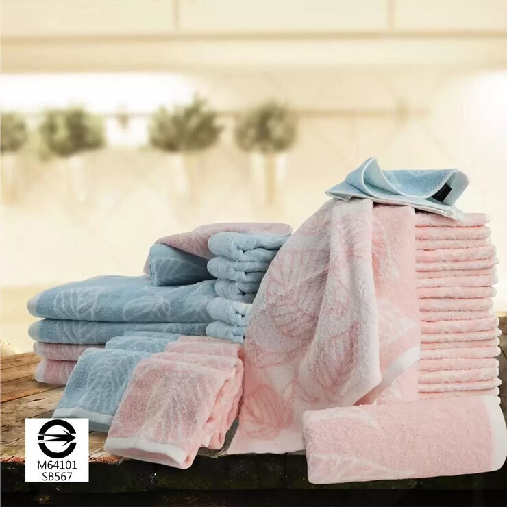 Gemini 中空紗毛巾 6入組 34公分 X 76公分 雪之桃葉