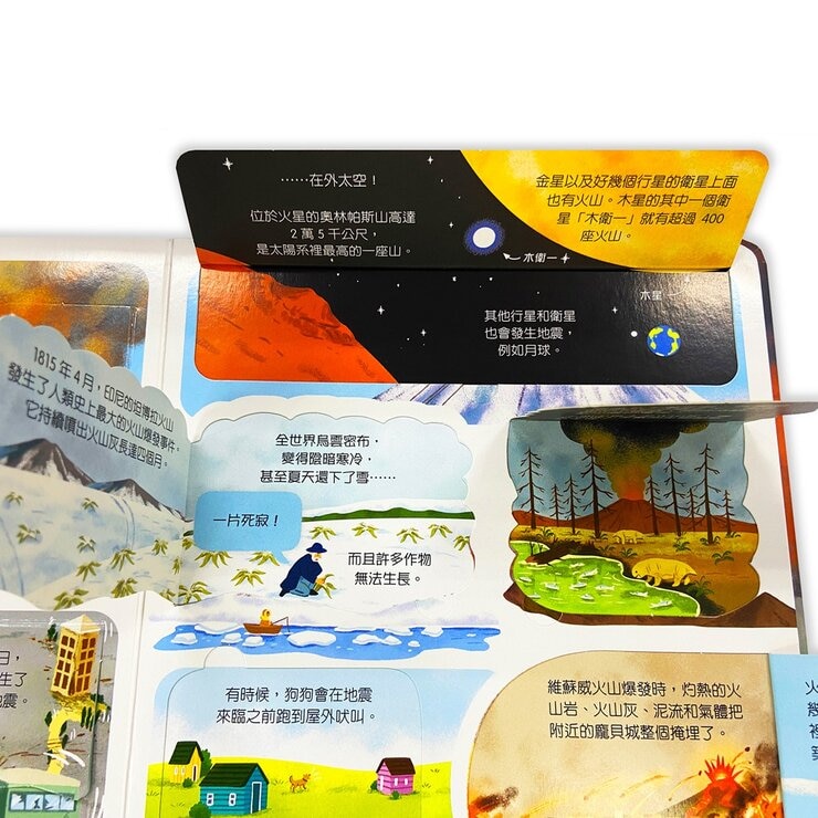 Look Inside（共２冊）：火山與地震＋極端的天氣