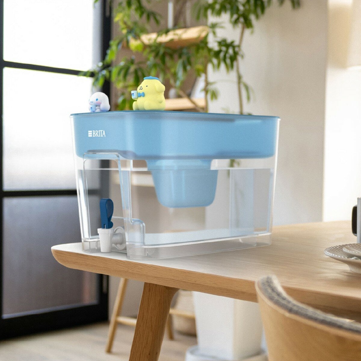 Brita X 三麗鷗 Flow 桌上型濾水箱 8.2公升 附6入 Maxtra Pro 濾芯