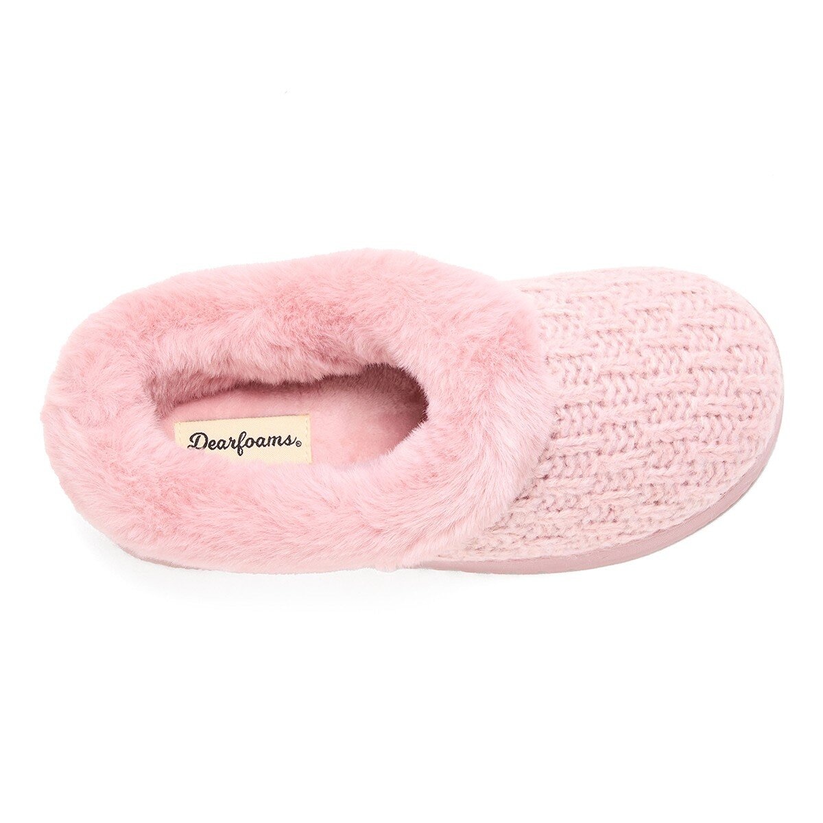Dearfoams 女保暖休閒鞋 粉紅