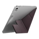 MAGEASY Facet 全方位支架透明背蓋保護套 for 2022 iPad 10 & 2025 iPad A16 酒紅紫