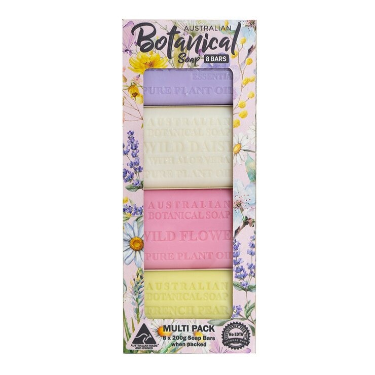 澳洲製植物精油香皂組合 200公克 X 8入