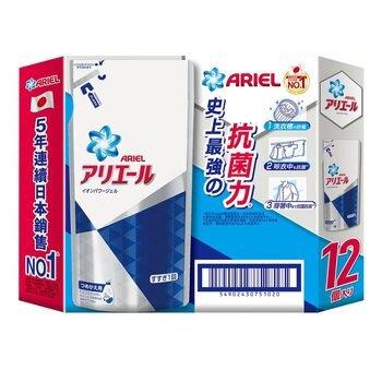 Ariel 抗菌防臭洗衣精補充包 720公克 X 12袋 Ariel 抗菌防臭洗衣精補充包 720公克 X 12袋