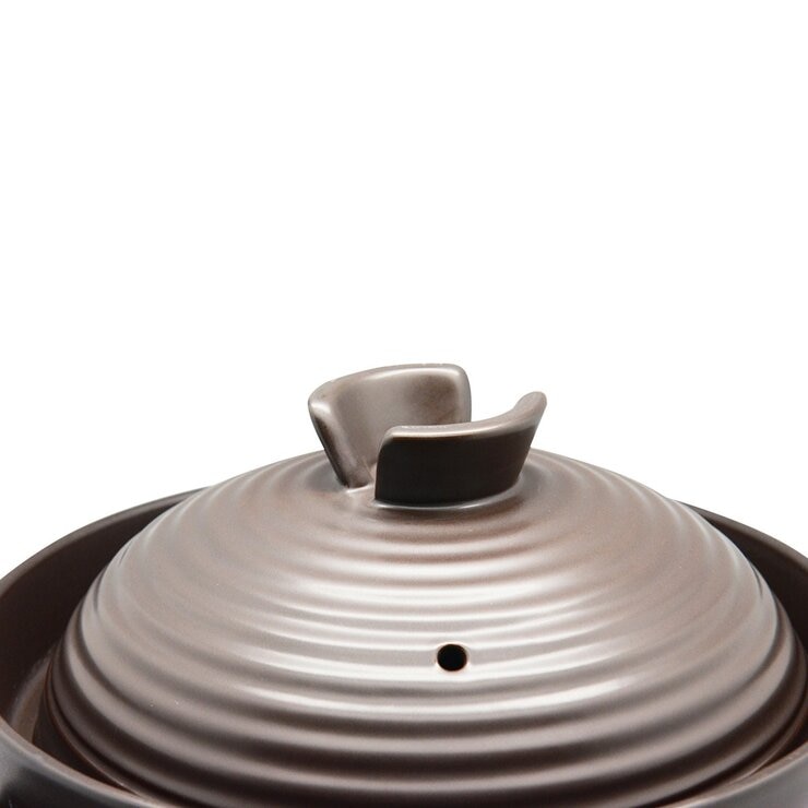 陸寶 和風雙層蓋陶鍋含蓋 20.5公分