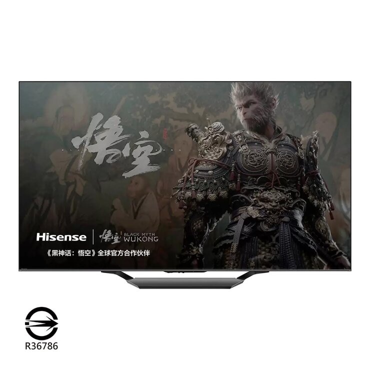 Hisense 65吋 4K ULED MiniLED + QD 量子點 144Hz HSR240 VIDDA 智慧連網顯示器 + 太陽能遙控器 65U7N