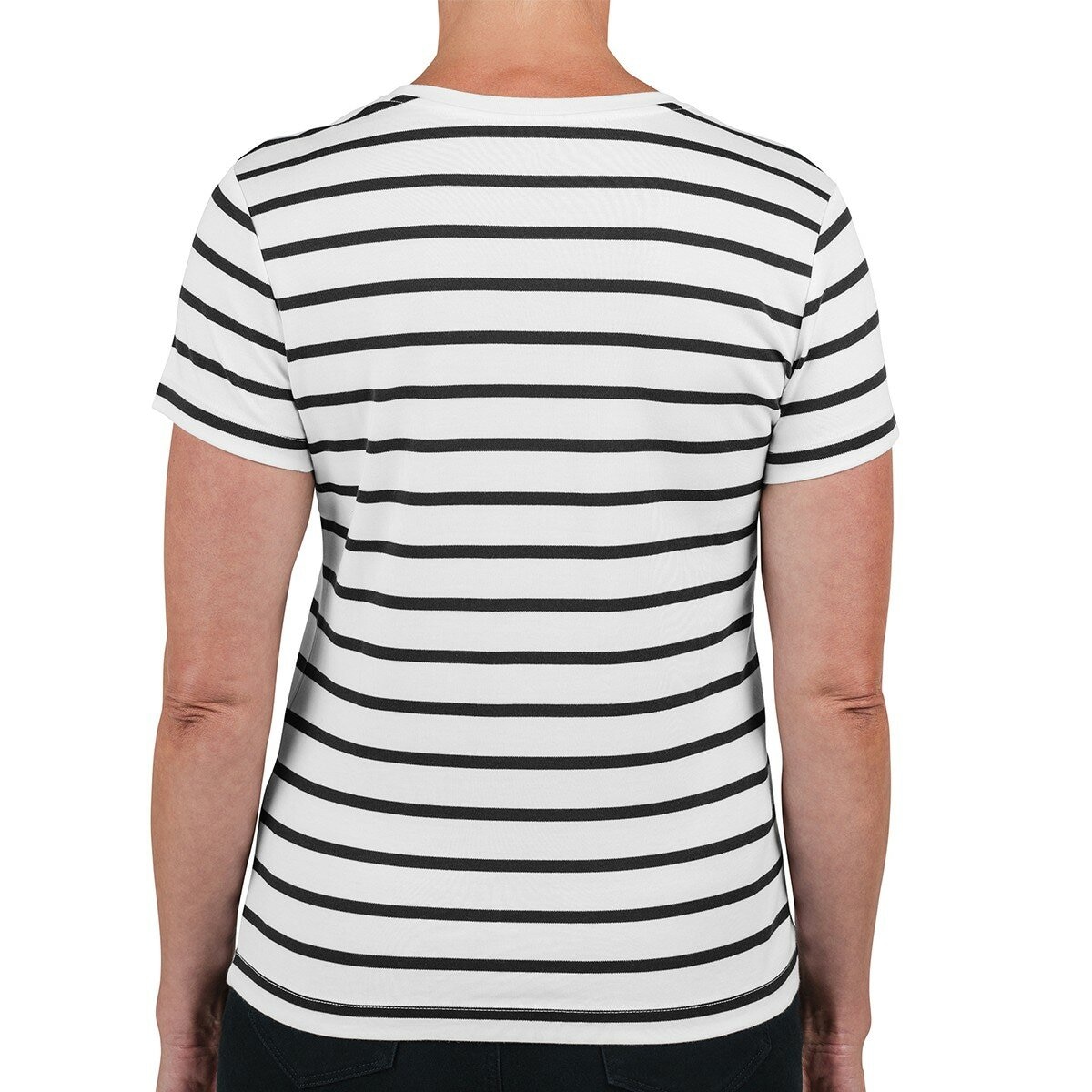 United Colors of Benetton 女短袖上衣 藍條紋