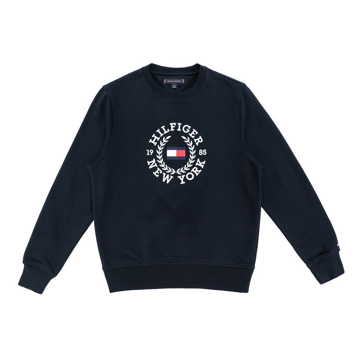 Tommy Hilfiger 男長袖圓領上衣 深藍 L