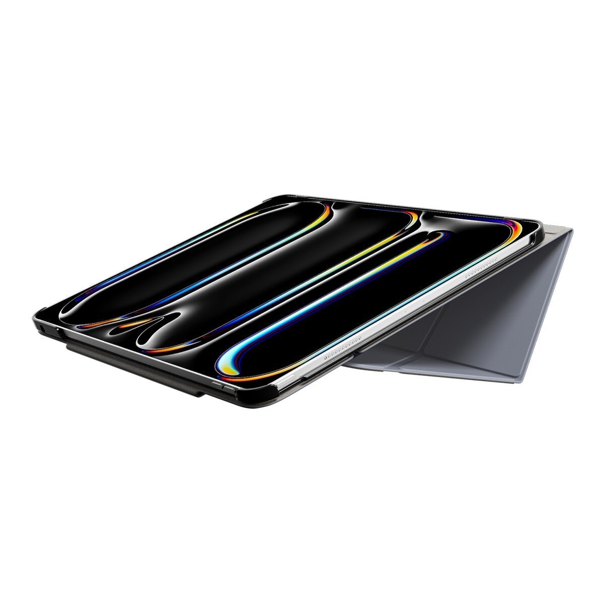 MAGEASY Lift 增高支架保護殼 適用於 iPad Pro 13吋 2024 M4 阿拉斯加藍