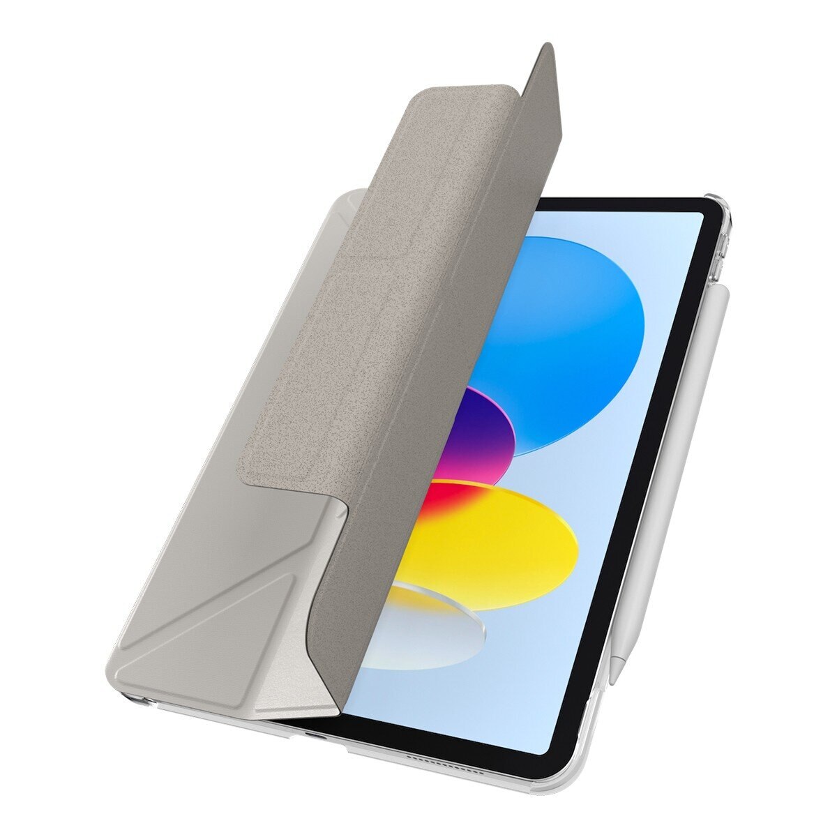 MAGEASY Facet 全方位支架透明背蓋保護套 iPad Pro 11吋 2022 M2 - 2018 & iPad Air 10.9吋 2022-20 星光灰