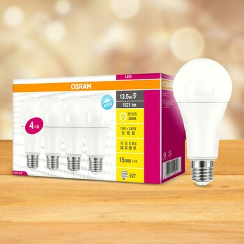 歐司朗13.5W LED燈泡48入-黃光 歐司朗13.5W LED燈泡48入-黃光