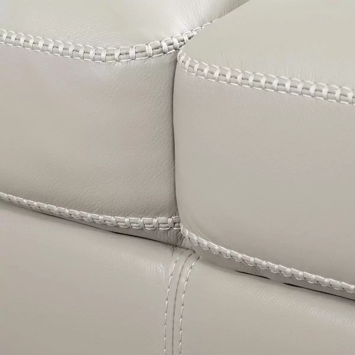 Simon Li 全牛皮三人座沙發 象牙白 1288038IVORY｜Costco好市多必買推薦