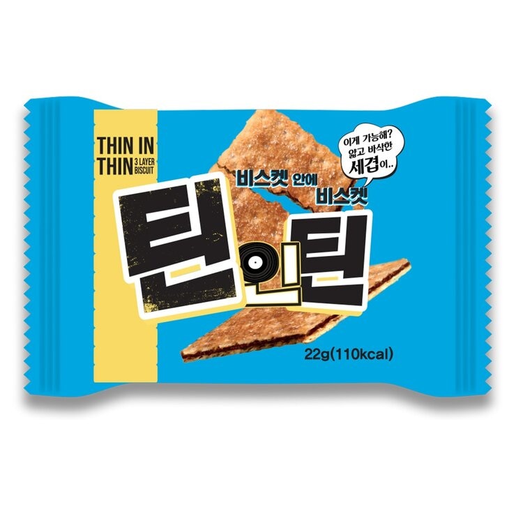 Thin in Thin 三層薄脆餅乾 22.2公克 X 60入