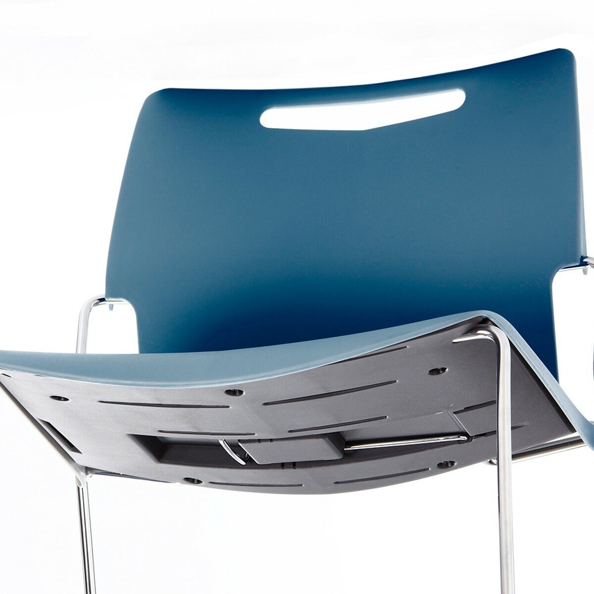 Musical Chairs Cache 可堆疊辦公椅 藍