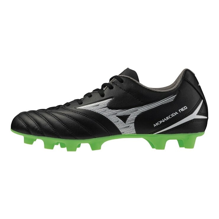 Mizuno 男足球鞋 MONARCIDA NEO lll SELECT P1GA252502 黑+綠 27公分
