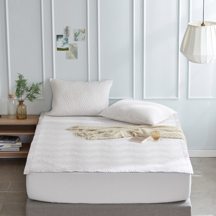 Allertect 雙人涼感墊 152公分 X 190公分 灰