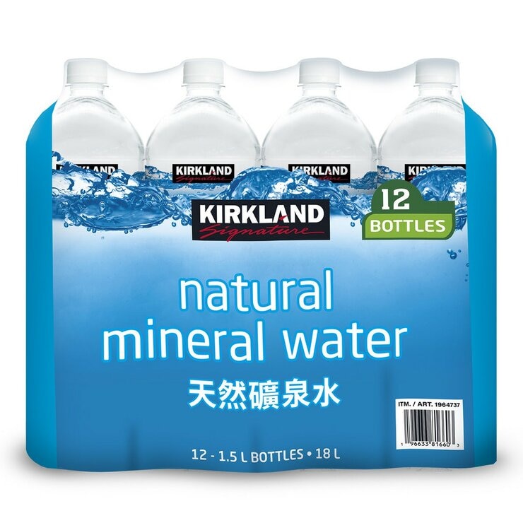 科克蘭 天然礦泉水 1500毫升 X 12入