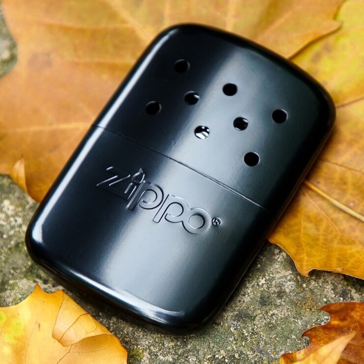 ZIPPO 暖手爐 黑色 + 打火機油 125ml