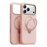 Torras Ostand Spin Silicone Magnetic 相機按鍵旋轉支架矽膠防摔手機殼 iPhone 17 Pro 蜜桃粉 + Insta II Master 高清滿版螢幕鋼化玻璃保護貼 Torras Ostand Spin Silicone Magnetic 相機按鍵旋轉支架矽膠防摔手機殼 iPhone 17 Pro 蜜桃粉 + Insta II Master 高清滿版螢幕鋼化玻璃保護貼
