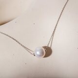 Tokyo Pearl 鉑金 8.5公釐 - 9.0公釐 Akoya 珍珠項鍊