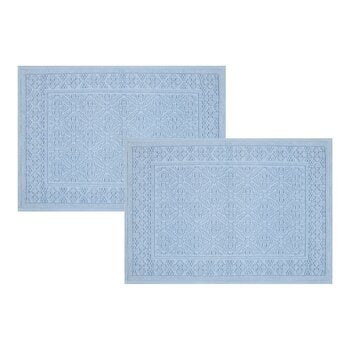 Riviera Home 純棉浴室地墊 2入組 40 X 60 公分 藍