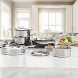 科克蘭 五層結構不鏽鋼鍋具套組 含蓋10件組