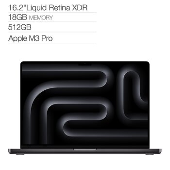 Apple MacBook Pro 16吋 搭配 M3 Pro 晶片 12 核心 CPU 18 核心 GPU 18GB 記憶體 512GB SSD