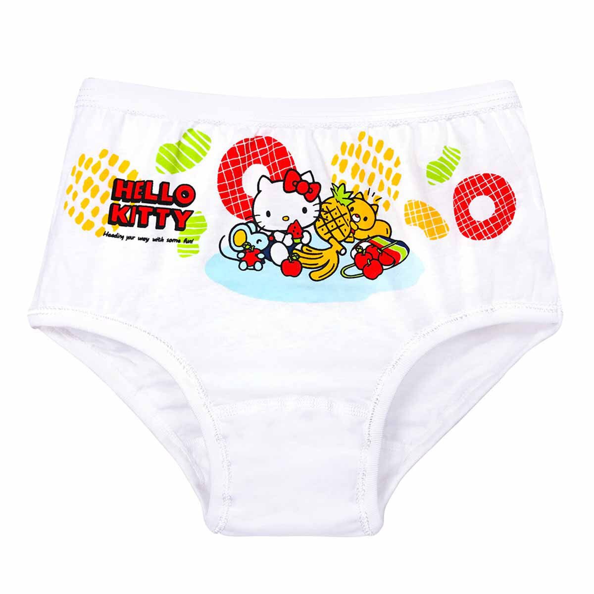 女童卡通圖案純棉內褲 6件入 XL