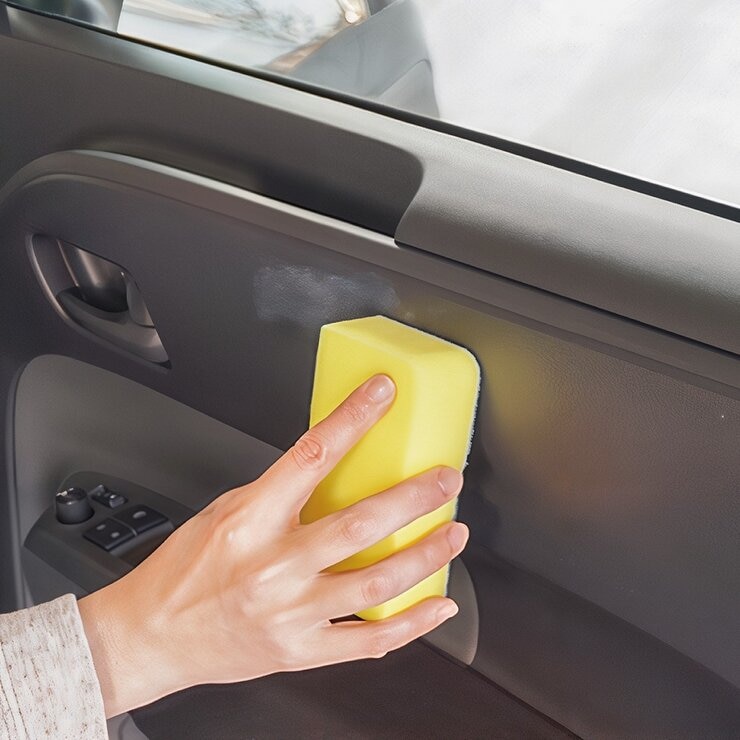 Soft99 車內萬用清潔劑 420毫升 + 超細清潔海綿刷