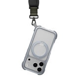 MAGEASY Odyssey Ultra M 終極防摔磁吸支架掛繩手機殼 iPhone 17 Pro(迷霧/岩石灰) + 鏡頭保護貼Lenz(迷霧) + Vetro 9H 鋼化玻璃保護膜