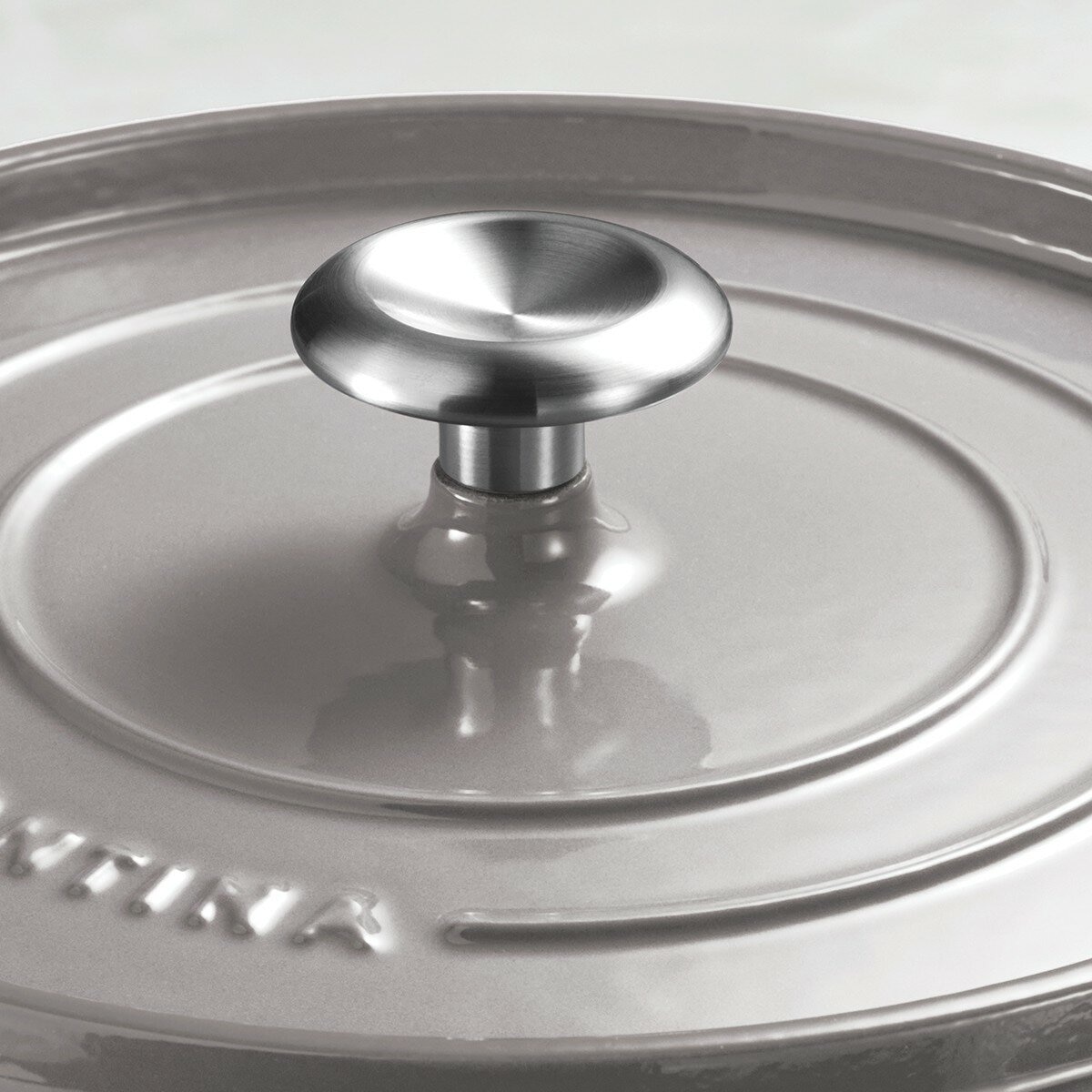 Tramontina 雙耳圓形鑄鐵鍋 含鋼頭鍋蓋 X 4件組 灰