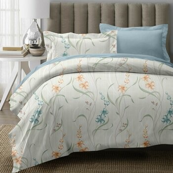 Caliphil 美國棉雙人特大薄被套 242公分 X 212公分 凱絲琳