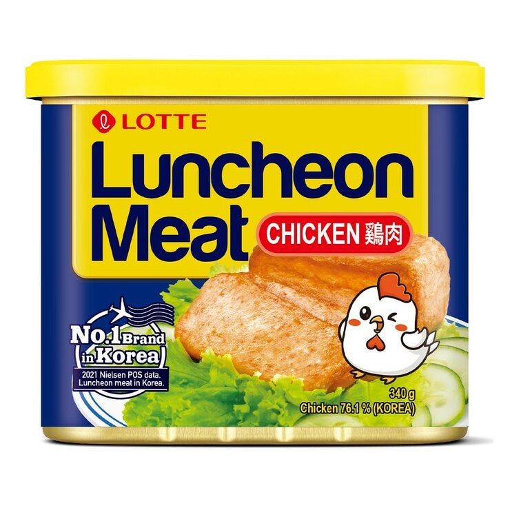 樂天 雞肉午餐肉 原味 340公克 X 6罐