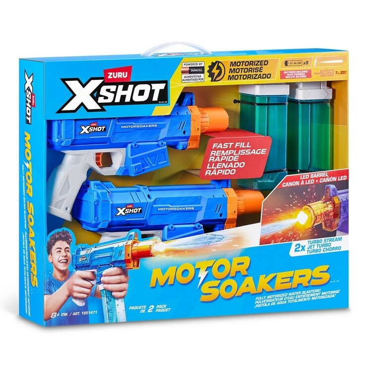 Zuru X-Shot 全電動高速水槍 2入組 / 8歲以上 Zuru X-Shot 全電動高速水槍 2入組 / 8歲以上