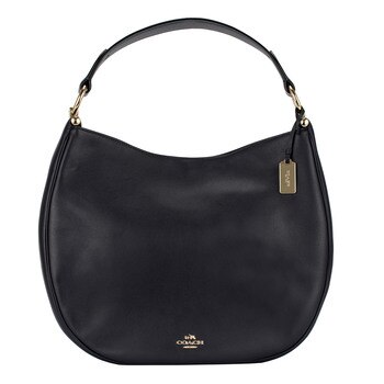 Coach 皮革新月包 深藍色 Coach 皮革新月包 深藍色